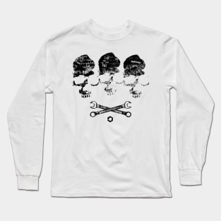 dark skulls Long Sleeve T-Shirt